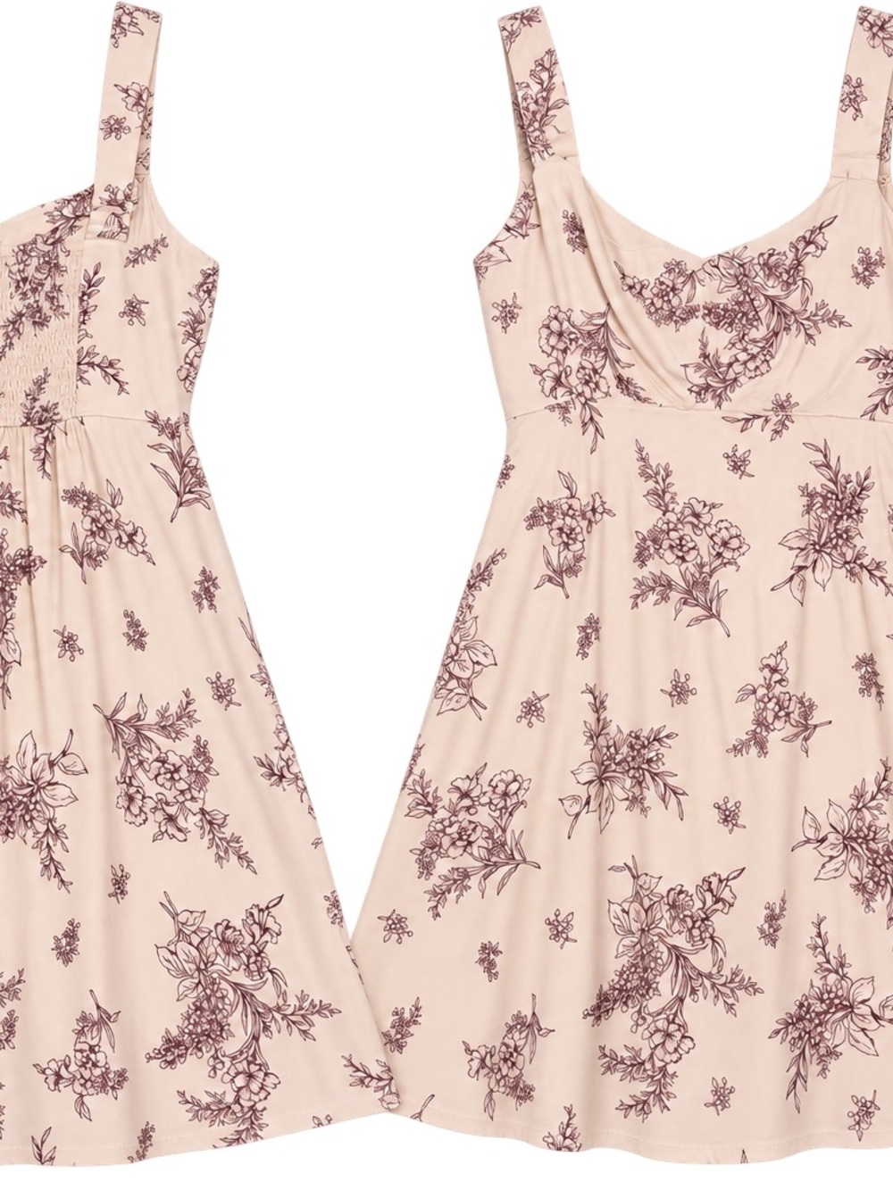 Old Navy Blush Pink Floral Sundress